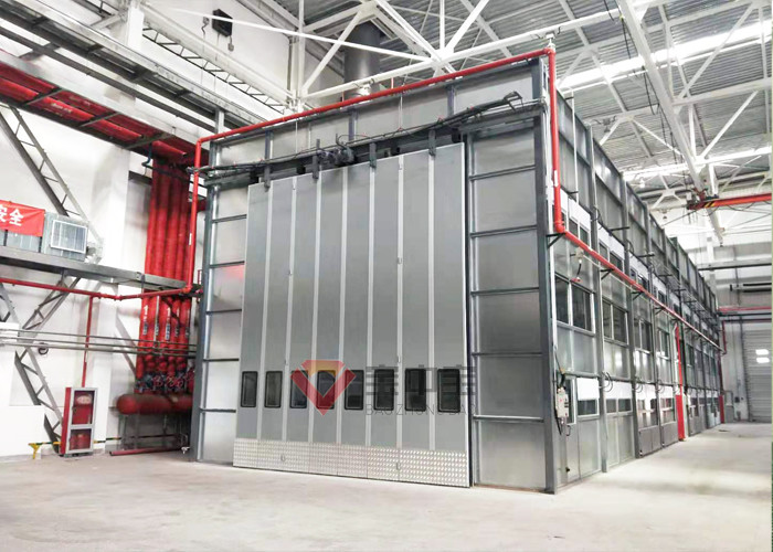 Cheap Large Industrial Paint Booths With Man-Lift Painting Room For Heavy Machinery Coating wholesale