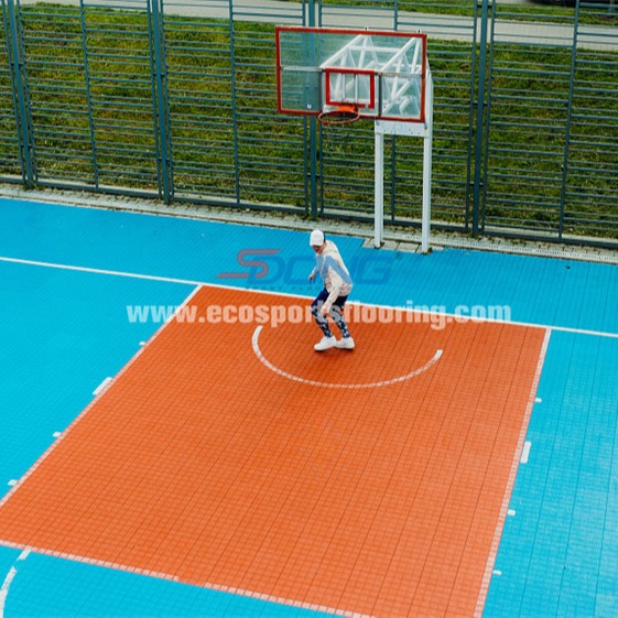 Cheap Basketball Courts Pu Sports Flooring 8mm Thick  ISO18001 wholesale