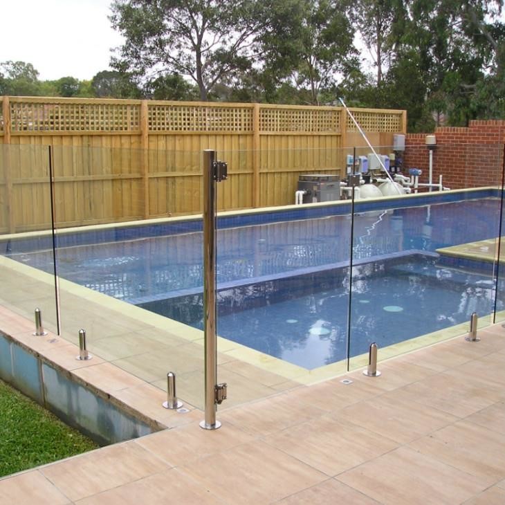 China Deck Railing Panels Swimming Pool Glass Laminated 3600x18000mm for sale
