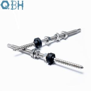 China Solar Energy Accessories Double Ended Wood Screw Stainless Steel 304 316 on sale