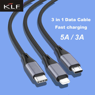 USB Cable 3 in 1 Fast Charging Data wire for sale