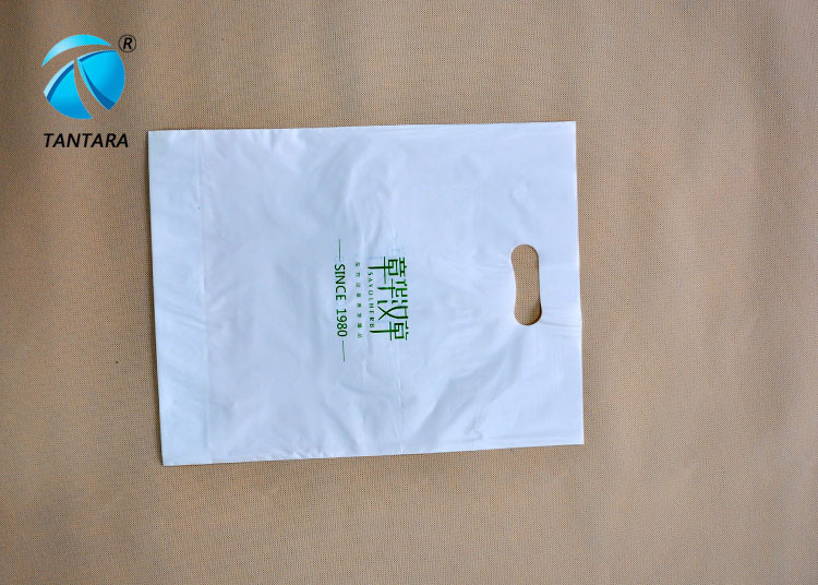 Cheap Customizable Plastic Shopping Bag , plastic merchandise bags with handles wholesale