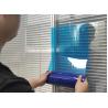 Transparent Blue Self Adhesive Window Extrusion Profile And Window Glass Film for sale