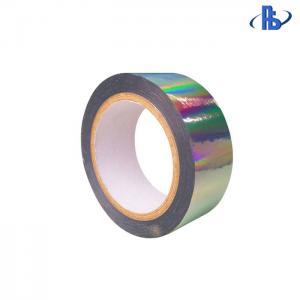 Cheap Holographic Security Void Labels , Rainbow Custom Security Stickers Tape 15-25um wholesale