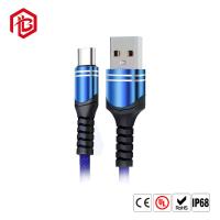 China Bett 1m 2m 3m LED Charger Cable High Quality Android USB 2.0 Fast Charging Nylon Micro USB Cable for sale