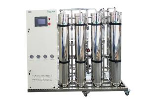 Cheap Double Pass Reverse Osmosis System 50-70% Water Recovery Rate 1000LPH wholesale
