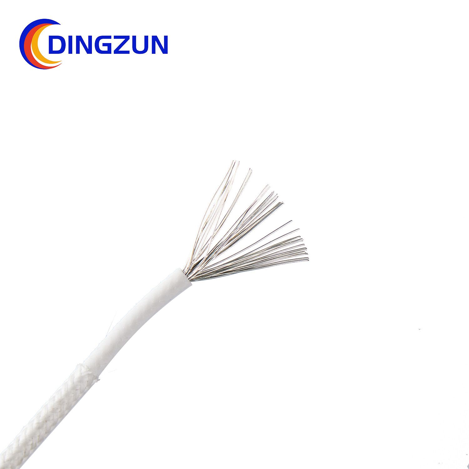 China Ul3513 Silcone Insulated Glass Fiber Braided Cable for sale