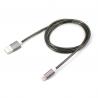 Pure Color 3FT 6FT Lightning USB Data Cable 5V 2.1A Metal Hose Aluminum Alloy for sale