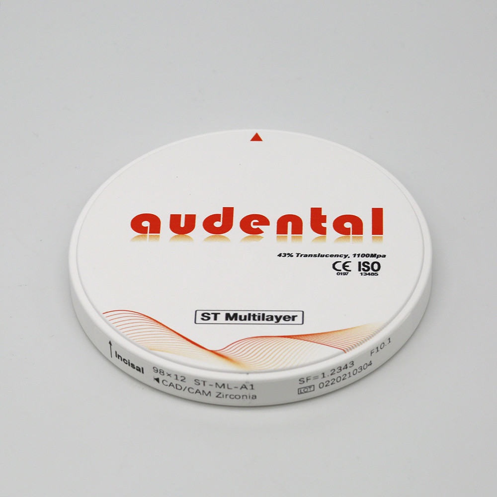 Cheap 98/95mm Super Translucency Plus Multilayer Zirconia Discs For Dental Digital Milling Lab wholesale