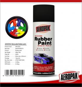 Cheap Black 400ml Rubber Based Spray Paint High Gloss Fast Drying And Easy To Remove wholesale