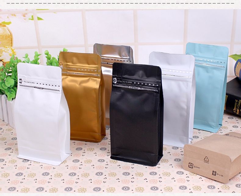Cheap innovative coffee packaging / Aluminum Foil Stand Up Coffee Bean Packaging Bags wholesale