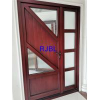 China High End Oak Wood Casement Windows Triple Glass Low U - Value Anti Shaping For South Africa Market for sale