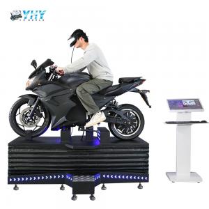 China Full Motion VR Motorcycle Racing Simulator Games For Indoor Playground on sale