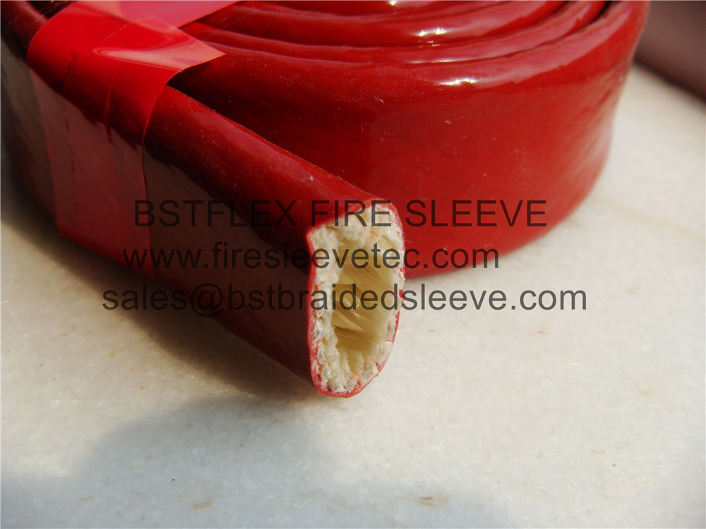 Silicone fiberglass fire armor Thermal Sleeving for sale