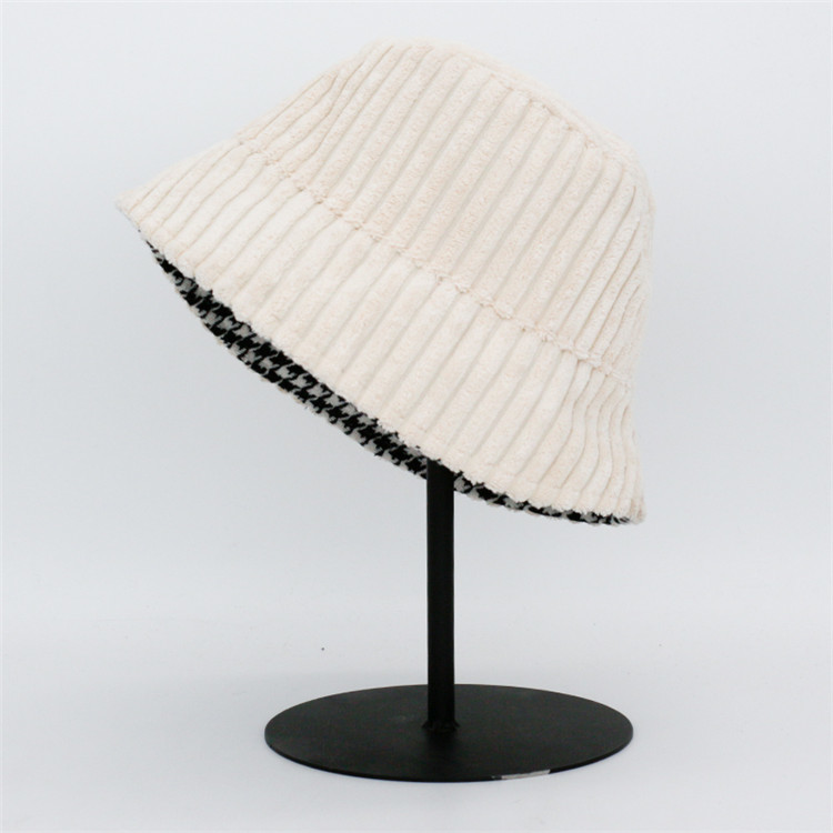 Cheap High Auality Corduroy Reversible Bucket Hat Unisex Cotton Twill Canvas Sun Fishing Hat wholesale