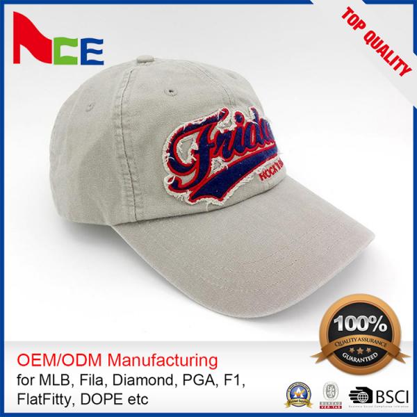 Embroidery Dad Hat Cotton Baseball Cap embroidered patches cap