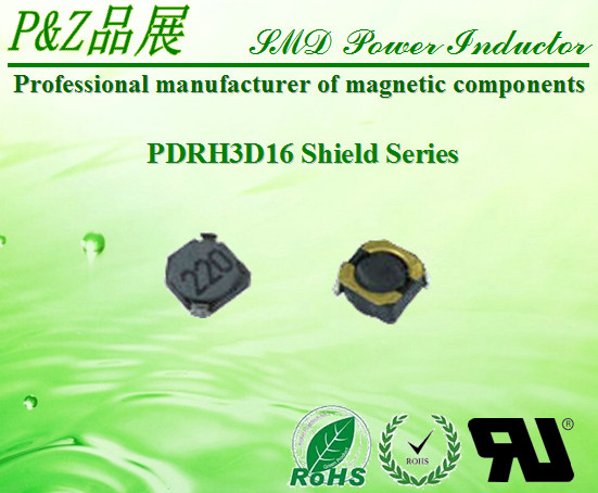 Cheap PDRH3D16 Series 1.5μH~33μH Shield SMD Power Inductors Round Size wholesale