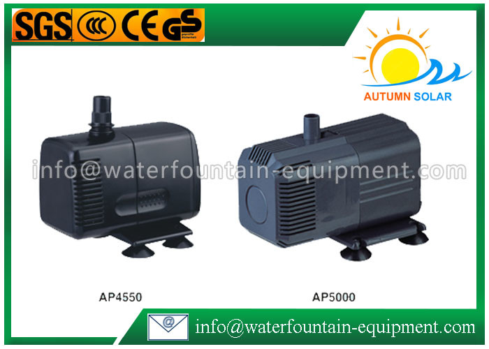 China Plastic Silent Aquarium Water Pump , Amphibious Water Pump 65W 3300L / /H on sale