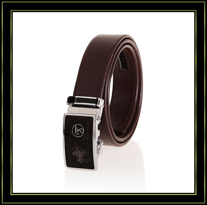 China Brand belt Fuliter sagittarius cow mens genuine leather belts Automatic belt buckle on sale