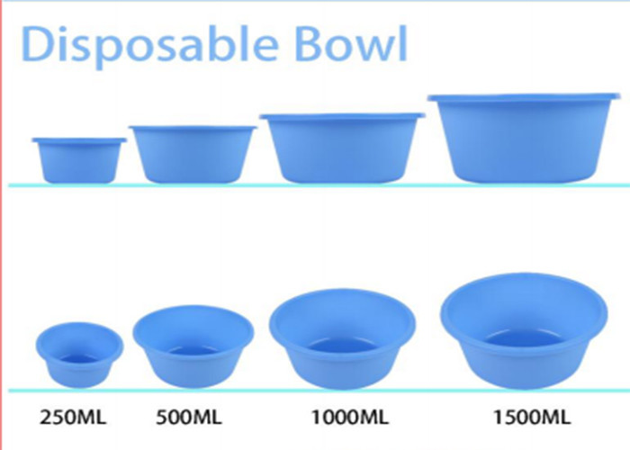 Cheap Medical Disposable Kidney Dish , Blue Disposable Bowls Surgical Plastic Standard wholesale