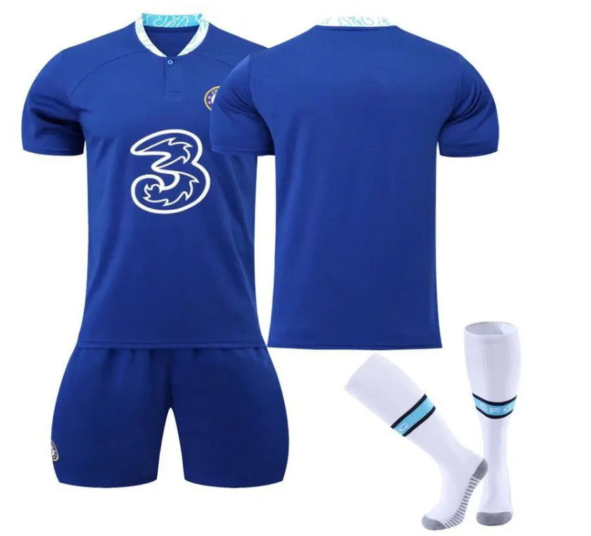 Cheap 22 23 Game home football suit set player top children adult outdoor sports training suit wholesale