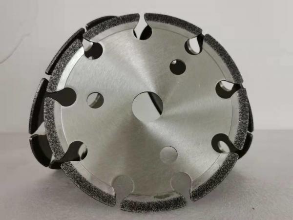 Quality 5 Inch Electroplated CBN Grinding Wheels B251 Grit Size Cbn Grinder Cutting Disc for sale