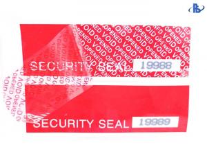 Cheap Void If Removed Tamper Proof Security Stickers Labels Serial Number wholesale