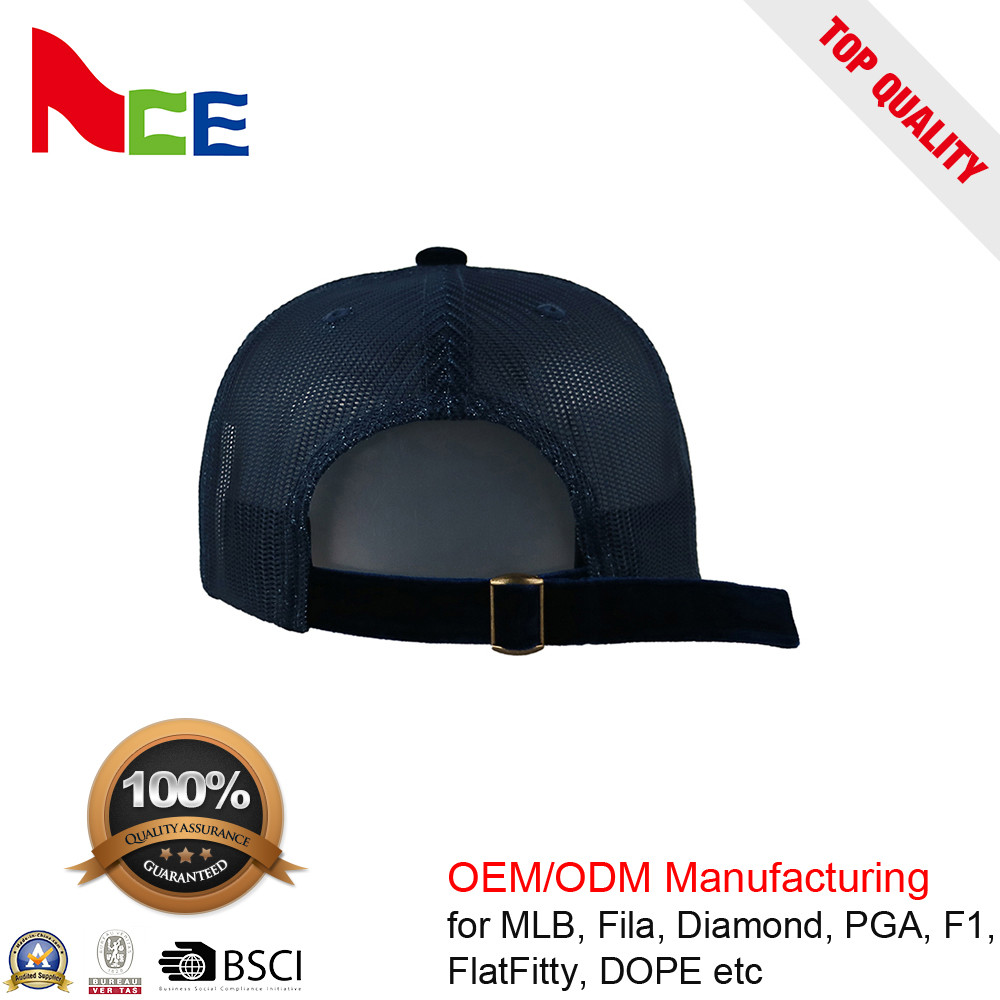 Cheap embroidered custom suede cap snapback cap trucker mesh hat summer hat Custom suede Hats wholesale
