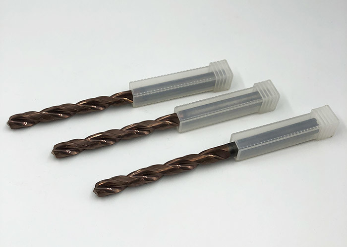 Cheap Multi Purpose Solid Carbide Drills Precision Twist Drill With 55HRC / 65HRC wholesale