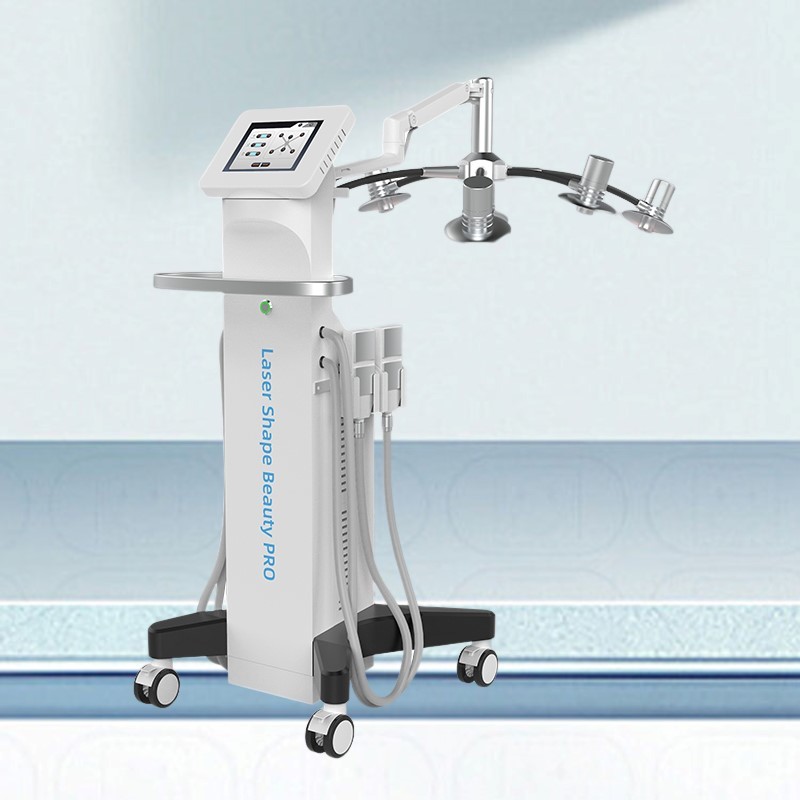 3 in 1 6D laser(532nm) +four cryo pads +four mode EMS body shape machine