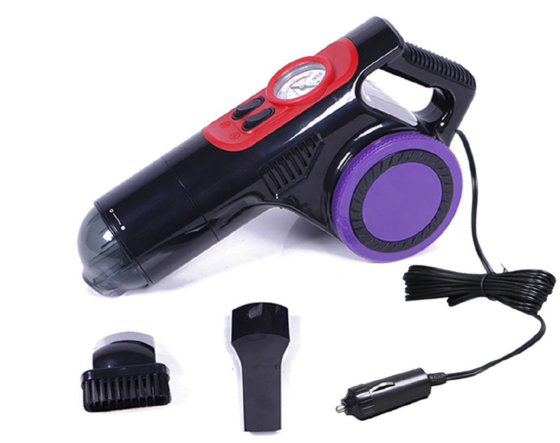 Cheap Dc12v Two Brushes plastic car tire inflator 72W Portable Car Vacuum Cleaner wholesale