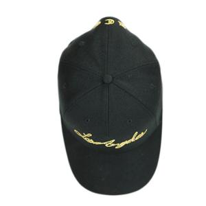 Cheap New Design Black 5panel Structured custom flat embroidery logo sports hats caps wholesale