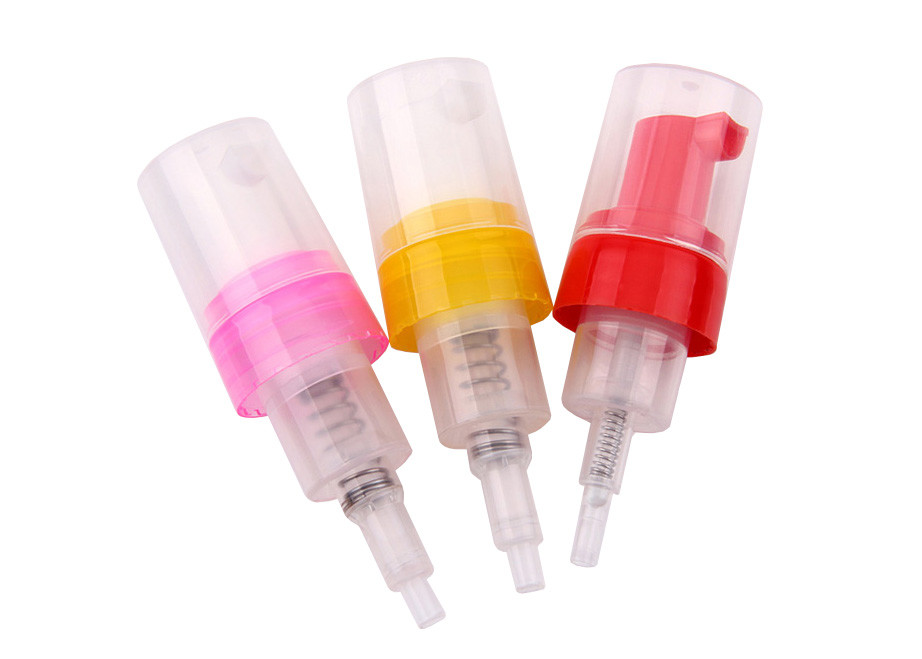 Cheap Red Pink Yellow Foaming Soap Pumps  Leakage Proof  For Cosmetic Bottle wholesale