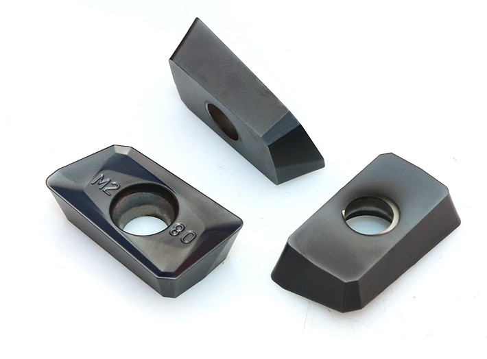 Cheap Black Color CNC Carbide Cutting Inserts , Indexable Milling Inserts APMT1604PDER wholesale
