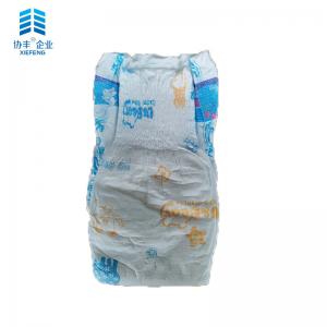 China PE Film Breathable Disposable Diapers White ADL 3 Lines Wetness Indicators on sale