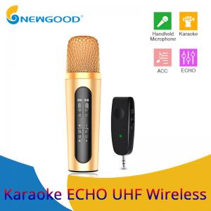 China Uhf Wireless Echo Microphone Singing Best Karaoke Handheld Microphone MIC For Mini Amplifier Speaker From China Shenzhen on sale