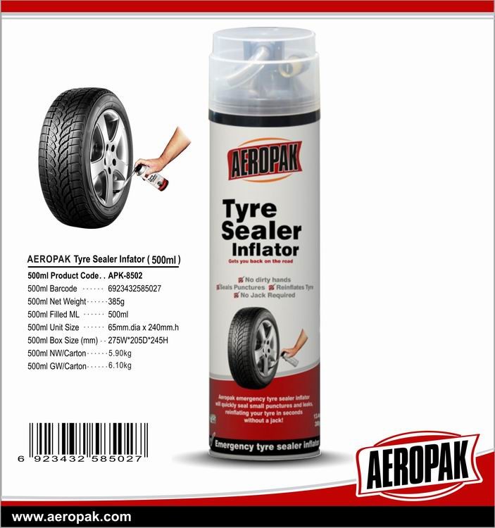 Cheap Aeropak Home Use Tire Sealer Inflator Emergency Tyre Repair For Off Road wholesale