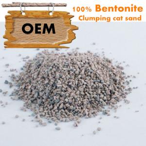 China EU formulated bentonite cat litter high quality irregular crushed 0.5-3.0mm granules OEM on sale