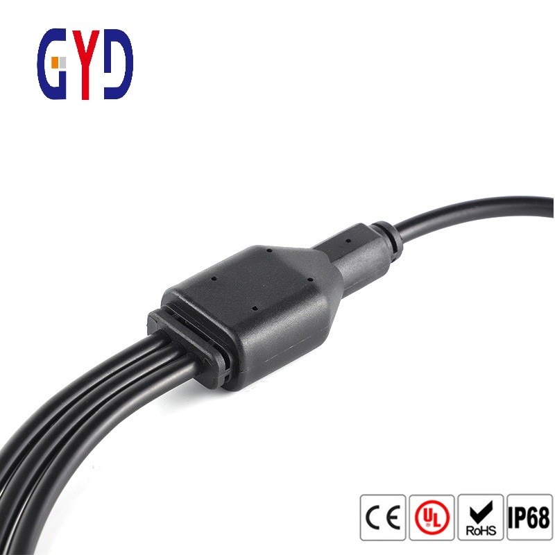 Y Splitter IP67 Fast Charging Data Cable 3 Way Waterproof 2 3 Pole for sale