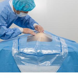 Cheap Medical Disposable Sterilized Surgical Drape SMS EOS Craniotomy Drape wholesale