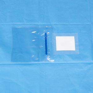 Cheap Class II Nonwoven SMS Eye Surgery Drape With Collection Pouch wholesale