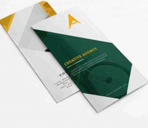 Cheap Custom Color Print Brochure Design Flyer Gate Fold Brochure Printing Service folded leaflet printing wholesale