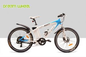 China 36V 350W Electric Mountain Bicycle , Aluminum Electric Mountain Bike 32km/H on sale