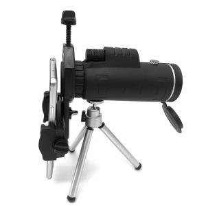 China Large Eyepiece 40x60mm High Definition Monocular Telescope With Phone Holder on sale
