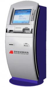 Cheap 32 Inch Full HD Self Check In Kiosk Airport With Passport Reader / Scanner wholesale