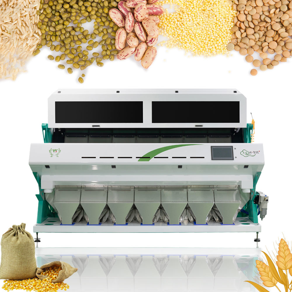 China R&D color sorting equipments Full-Color RGB cameras used to sort rice beans nuts seeds plastics grains on sale