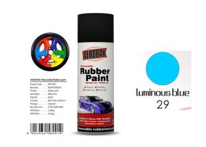 Cheap 0.4L Peelable Automotive Paint Quick Drying With Luminous Blue Color wholesale