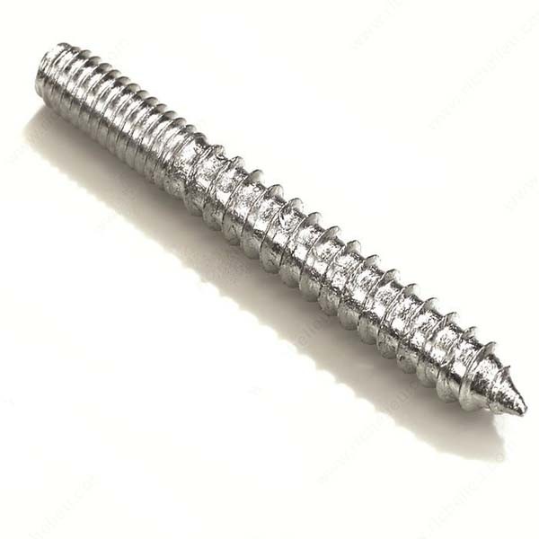 China Threaded Stud Bolts M6 Threaded Hanger Bolt Metal Wood Dowel Screw High Strength Stainless Steel Double End on sale