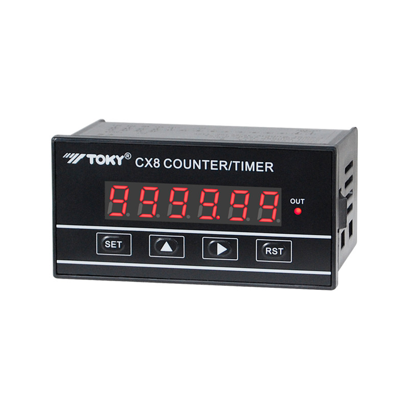 China CX multifuction Digital Count Meter Timing Pausing Function NPN Or Relay Output on sale