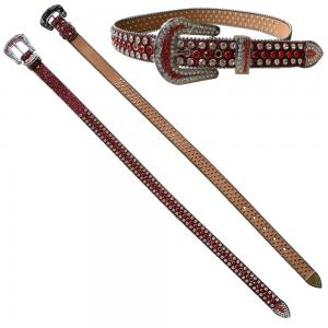 Cheap SGS Belt Buckle Hardware , Catwalk Girdle Rhinestone Womens Belt 42 inches Length wholesale